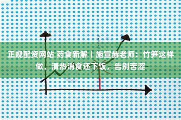 正规配资网站 药食新解丨施宣赫老师：竹笋这样做，清热消食还下饭，告别苦涩
